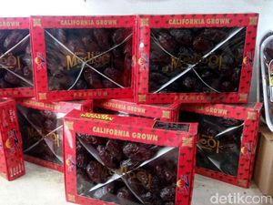 Jadi Oleh-oleh Haji, Kurma di Tanah Abang Diimpor dari Arab Hingga AS