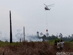 Satgas Karhutla Apresiasi Bantuan Heli Perusahaan untuk Padamkan Kebakaran