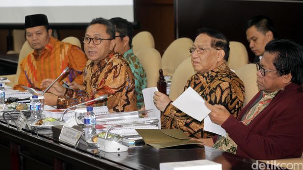 MPR dan Ketua Fraksi Rapat Bahas GBHN
