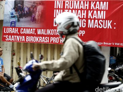 Warga Jalan Mangga Besar, Glodok Tolak Penggusuran