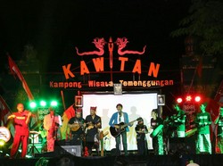 Terpukau Pentas Jazz Berpadu Musik Tradisional di Ujung Gang Kawitan Banyuwangi