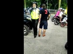 Ramai Polwan Pukul Pemotor Bandel, Polres Singkawang Sampaikan Penyesalan