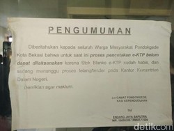 Fakta di Lapangan, Camat Pondok Gede Bekasi: Stok Blanko e-KTP Habis