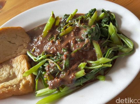rujak kangkung