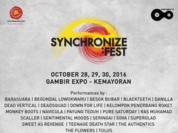 100 Musisi Asli Indonesia, Peluru Utama Synchronize Fest
