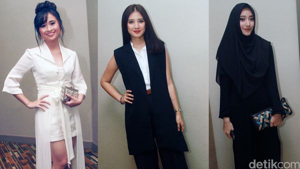 Parade Seleb Muda dalam Busana Hitam dan Putih