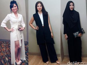 Parade Seleb Muda dalam Busana Hitam dan Putih
