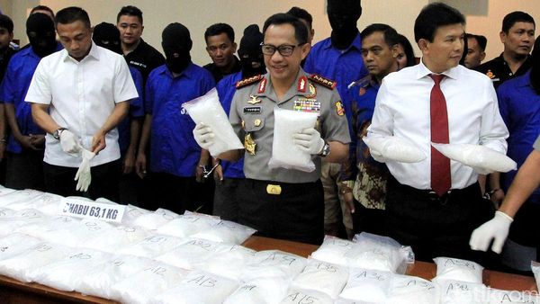 Kapolri Rilis Kasus Narkoba