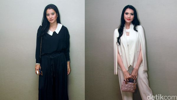 Black vs White! Gaya Marcella Zalianty dan Donita