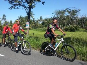 Gowes Asyik Menikmati Pagi di Kaliurang