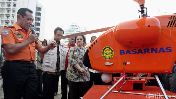 Megawati Lihat Peralatan Basarnas