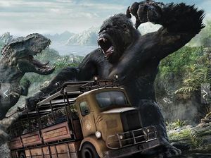 Ngeri-ngeri Seru! Bertemu Kingkong di Taman Rekreasi AS