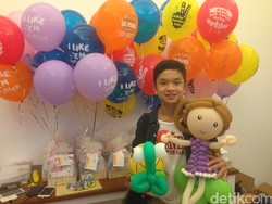 Andalkan Kreativitas dan Imajinasi, Nicko Jadi Seniman Balon di Usia Belia