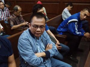 Hadiri Sidang Perdana Sanusi, M Taufik: Semoga Lancar, Emang yang Disuap Apa?