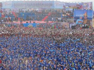 10 Ribu Penari Ramaikan Festival Budaya Tua Buton, Meriah!