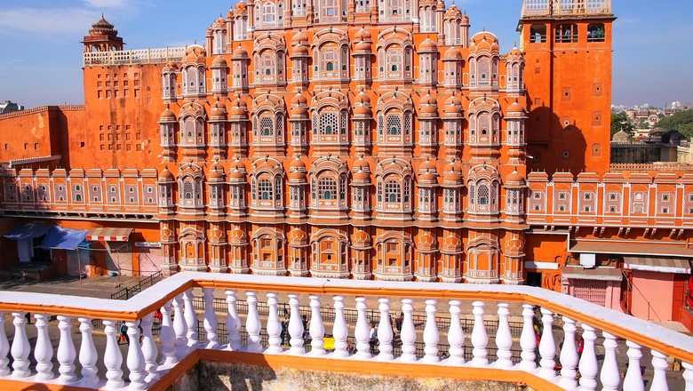 Hawa Mahal, situs bersejarah yang berada di Jaipur, India (Thinkstock) Hawa Mahal, situs bersejarah yang berada di Jaipur, India (Thinkstock)