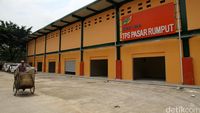 Pembangunanan TPS Pasar Rumput Hampir Rampung