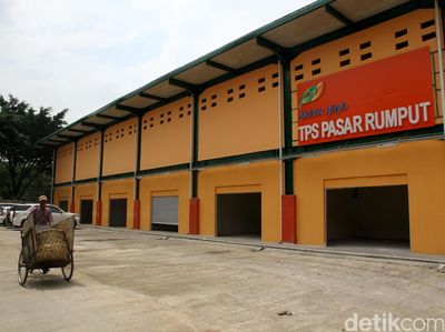 Pembangunanan TPS Pasar Rumput Hampir Rampung