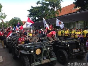 Konvoi 24 Jeep Tandai Pembukaan Lomba Menembak Internasional, ini Rutenya