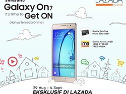 Mulai Hari Ini, Samsung Galaxy On7 Bisa Didapatkan di Lazada