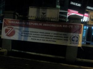 TNI AD Cek Pembuat Spanduk HUT ke-71 RI Suksesi Kepemimpinan Nasional