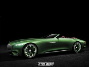 Begini Jadinya Jika Konsep Maybach Vision 6 Tanpa Atap