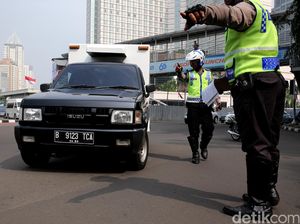 Hari Pertama Aturan Ganjil-Genap, 219 Pelanggar Ditilang