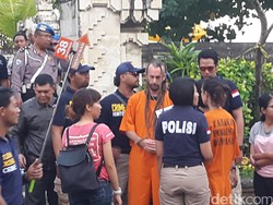 Rekonstruksi Pertama Usai, Pasangan Bule yang Bunuh Polisi Lakukan 40 Adegan