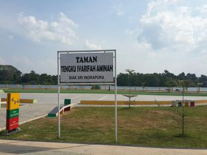 Mengintip Taman Bunga di Kota Siak Sri Indrapura, Riau