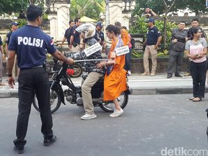 Reka Ulang Pasangan Bule Bunuh Polisi, Aipda Wayan Dihabisi pada Adegan 31
