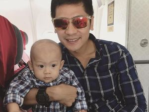 Gemes! Lucunya Putra  Adi Nugroho dan Donita