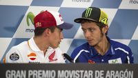 Hubungan Valentino Rossi dan Marc Marquez sudah tidak harmonis sejak MotoGP 2015.