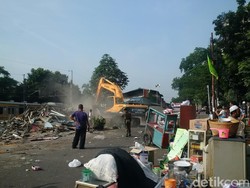 Foto-foto Bangunan di Rawajati Kalibata Digusur