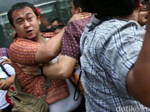 Kericuhan Usai Sidang Vonis Marudut