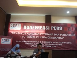 Survei LSPI: Ahok-Djarot Masih Pasangan Terkuat