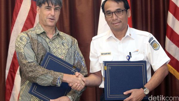 AS Berikan Hibah ke PT KAI untuk Perawatan Rel