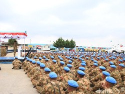 Pasukan Perdamaian TNI di Lebanon Raih Medali Kehormatan dari PBB