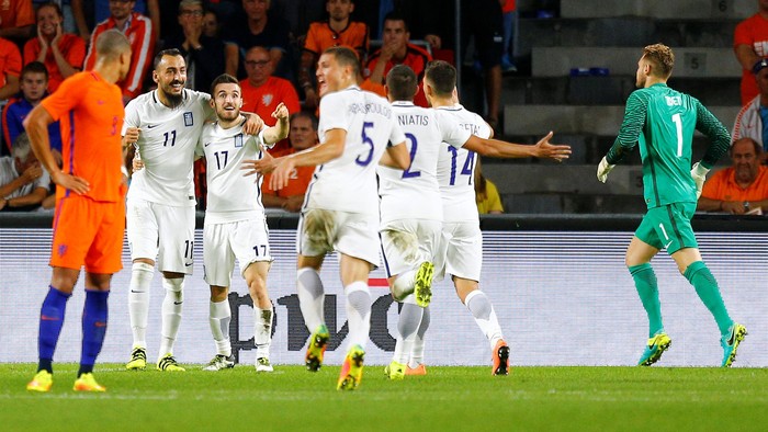 Belanda Dipermalukan Yunani 1-2