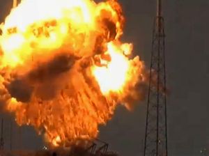 Detik-detik Meledaknya Roket SpaceX