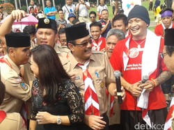 Hadiri Ulang Tahun Pramuka, Djarot Titip 5 Pesan untuk Generasi Muda