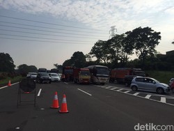 Truk Tangki Masih Melintang, Jakarta ke Puncak Dialihkan Lewat Tajur