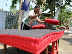 Ritual Bersih Desa Kemiren Sebelum Digelar Tumpeng Sewu