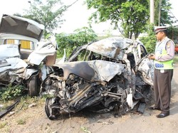 Tiga Korban Tewas Terios Terbakar di Tol Japanan Dapat Asuransi Jasa Raharja