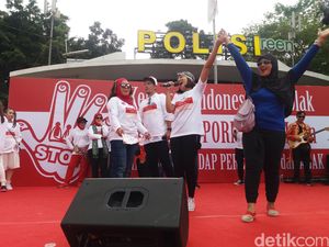 Istri Menteri Sampai Kapolri Kampanye Anti Narkoba-Pornografi di Bundaran HI
