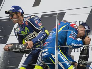 Podium Silverstone yang Bikin Rossi Amat Gembira