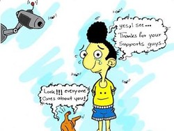 Kartunis Iran yang Tinggal di Kamp Papua Nugini Raih Penghargaan