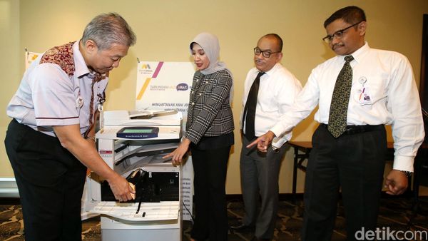 Harpelnas, Direksi Astra Graphia Layani Pelanggan