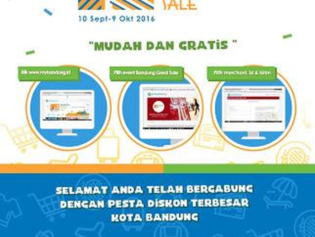 Bandung Great Sale Diperpanjang Hingga 30 September Bandung Great Sale Diperpanjang Hingga 30 September