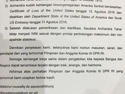 Menkum Yasonna: Arcandra Tahar Tetap Menjadi WNI