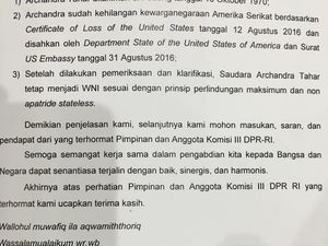 Menkum Yasonna: Arcandra Tahar Tetap Menjadi WNI Menkum Yasonna: Arcandra Tahar Tetap Menjadi WNI